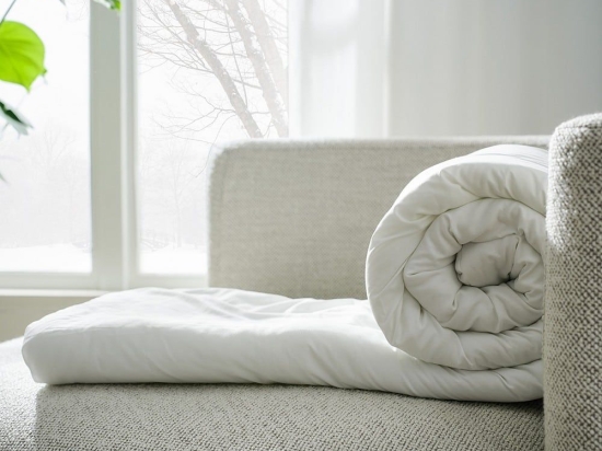 Sofa Quilt Εσωτερική Γέμιση Saga 444 White Gofis Home Διθέσιο 85x200cm Πολυέστερ
