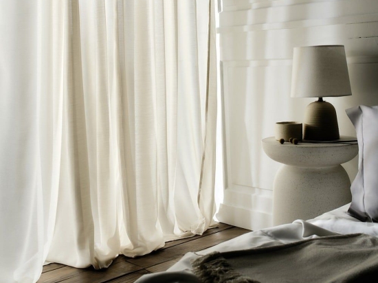 Κουρτίνα Renata 506/06 Με Σιρίτι Beige Gofis Home 140X280 Bamboo-Πολυέστερ