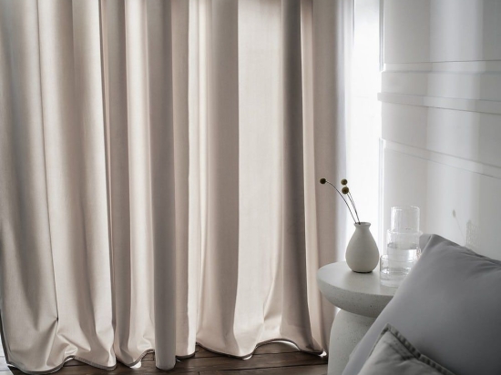 Κουρτίνα Winter 711/34 Με Σιρίτι Water Grey Gofis Home 140X280 Πολυέστερ