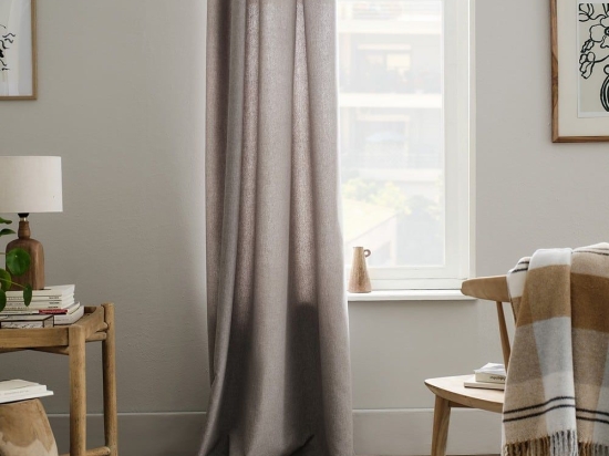Κουρτίνα Isolde 460/15 Με Τρουκς Elephant Grey Gofis Home 140X280 Πολυέστερ