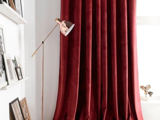 Κουρτίνα Winter 711/02 Με Τρουκς Red Velvet Gofis Home 140X280 Πολυέστερ