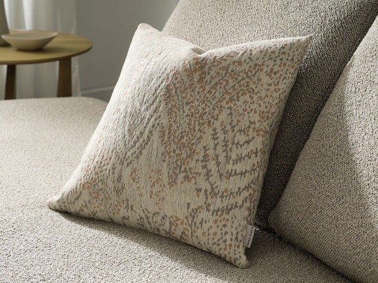 Μαξιλαροθήκη Διακοσμητική Livia 408/05 Beige-Salmon Gofis Home 50X50 Ακρυλικό,Βαμβάκι, Polyester