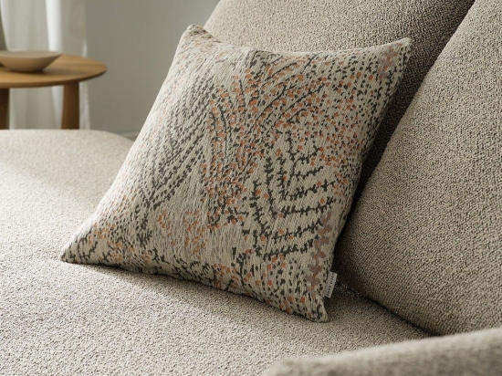 Μαξιλαροθήκη Διακοσμητική Livia 408/15 Grey-Salmon Gofis Home 50X50 Ακρυλικό,Βαμβάκι, Polyester