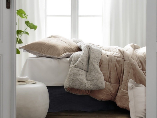 Κουβερτοπάπλωμα Teddy 407/17 Pearl Salmon Gofis Home Μονό 170x220cm Πολυέστερ