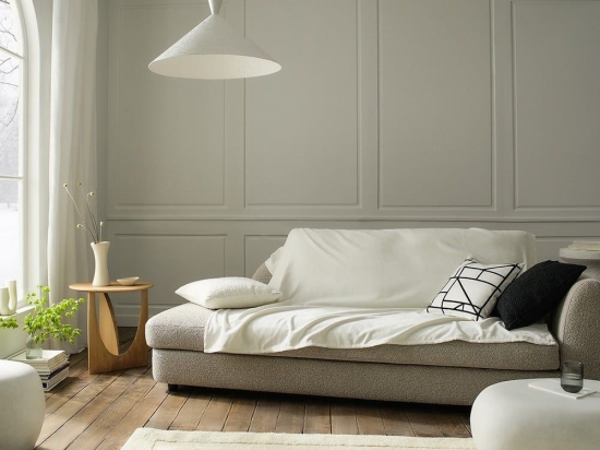 Ριχτάρι Luna 427/16 Pure White Gofis Home Διθέσιο 180x250cm Πολυέστερ