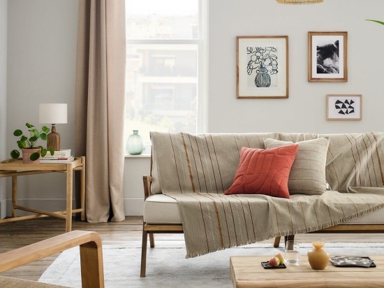 Ριχτάρι Ozora 382/06 Beige Gofis Home Τετραθέσιο 180x350cm Βαμβάκι-Πολυέστερ