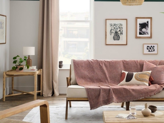 Ριχτάρι Valkyrie 234/03 Chili Orange Gofis Home Τετραθέσιο 180x350cm Βαμβάκι-Πολυέστερ