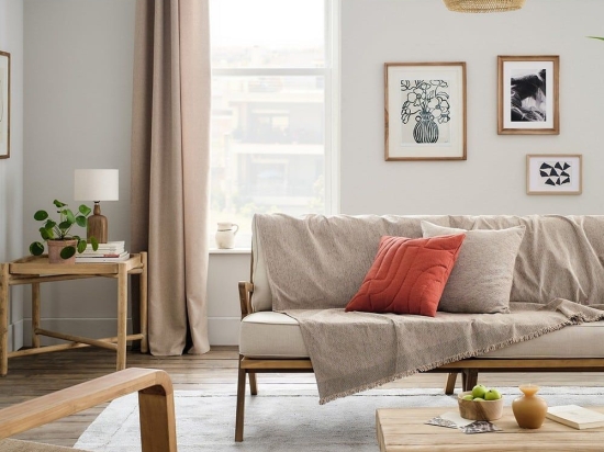 Ριχτάρι Valkyrie 234/06 Soft Beige Gofis Home Τριθέσιο 180x310cm Βαμβάκι-Πολυέστερ