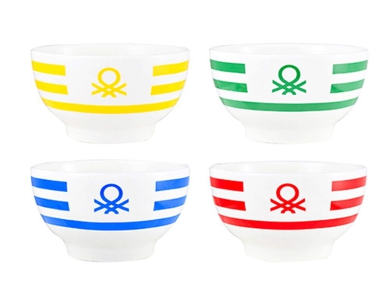 Μπωλ Δημητριακών (Σετ 2Τμχ) 20.21.0501 Bone Multi Benetton Bone China 