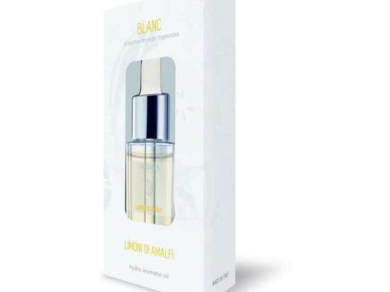 Αιθέρια Έλαια Blanc Υδατοδιαλυτά Limoni Di Amalfi 15ml Για Ultrasonic Diffuser Mr & Mrs Fragrance Γυαλί