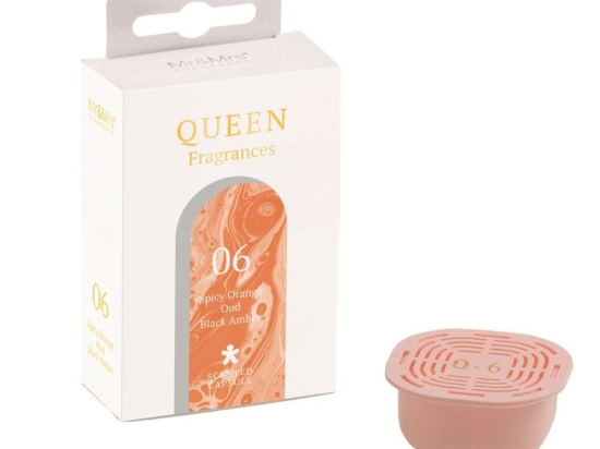 Αρωματική Ανταλλακτική Κάψουλα Queen 06 Για Τον Ηλεκτρονικό Diffuser George Brown Mr & Mrs Fragrance Πλαστικό