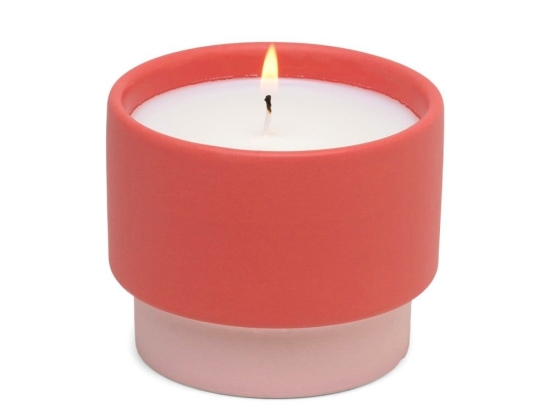 Κερί Σόγιας Αρωματικό Color Block Sparkling Grapefruit 170gr Σε Κεραμικό Δοχείο Paddywax Κερί Σόγιας
