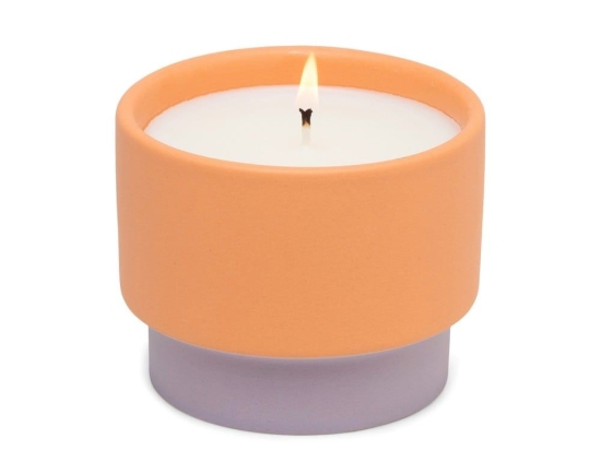Κερί Σόγιας Αρωματικό Color Block Violet And Vanilla 170gr Σε Κεραμικό Δοχείο Paddywax Κερί Σόγιας
