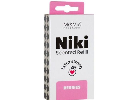 Ανταλλακτικό Για Αρωματικό Αυτοκινήτου Niki Berries 5,6x6,8cm Mr & Mrs Fragrance EVA