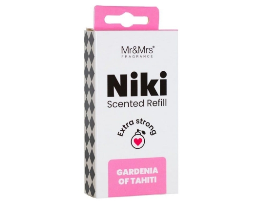Ανταλλακτικό Για Αρωματικό Αυτοκινήτου Niki Gardenia Of Tahiti 5,6x6,8cm Mr & Mrs Fragrance EVA