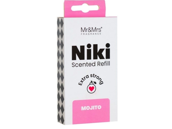 Ανταλλακτικό Για Αρωματικό Αυτοκινήτου Niki Mojito JRNIKIBX024V00 5,6x6,8cm Mr & Mrs Fragrance EVA