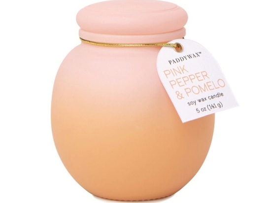 Κερί Σόγιας Αρωματικό Orb Σε Γυάλινο Δοχείο Pepper And Pomelo 141gr 7,5x8cm Paddywax Κερί Σόγιας