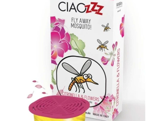 Ανταλλακτική Κάψουλα Ciaozzz Ηλεκτρονικoύ Diffuser George - Citronella And Flowers Pink Mr & Mrs Fragrance Πλαστικό