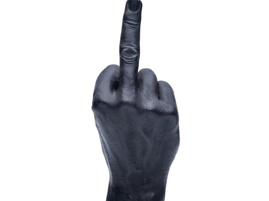 Κερί Χειρονομίας F@ck You 380gr 20x9x8cm Black Candle Hand Παραφίνη