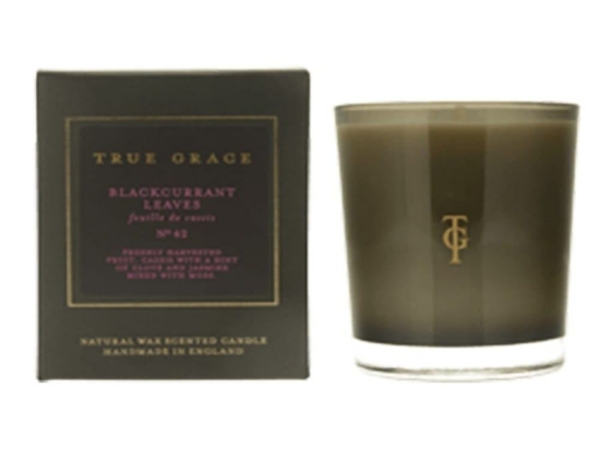 Αρωματικό Κερί Manor Classic Blackcurrant Leaves 190gr True Grace Φυτικό Κερί