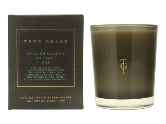 Αρωματικό Κερί Manor Classic English Garden 190gr True Grace Φυτικό Κερί