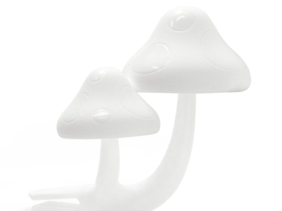Αρωματικό Αυτοκινήτου Mushroom Sandal & Incense White Mr & Mrs Fragrance Πλαστικό
