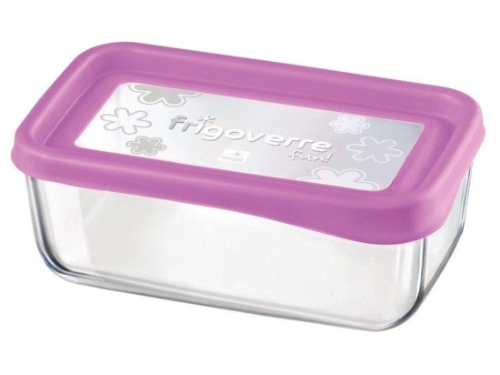 Φαγητοδοχείο Γυάλινο BR007FU1310 Frig. Fun Fucsia Ορθ. 13X10 Bormioli Rocco Γυαλί