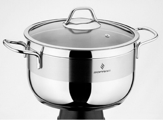 Κατσαρόλα Με Γυάλινο Καπάκι 26X16Cm YMS00200126 - 7.5Lt Soft Inox Max Home 26cm Ανοξείδωτο Ατσάλι