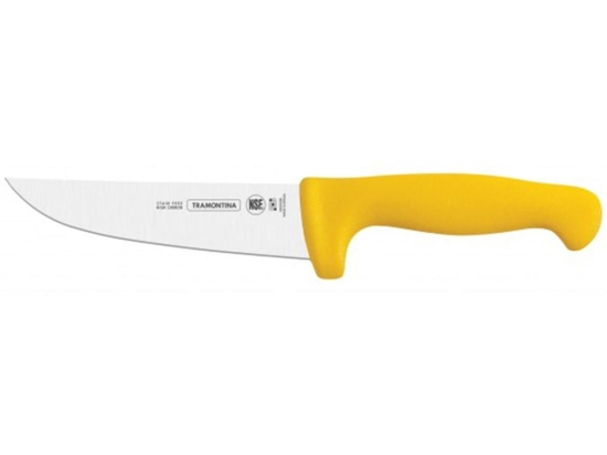 Μαχαίρι Κρέατος TR24607050 25cm Από Ανοξείδωτο Ατσάλι Silver-Yellow Tramontina Ανοξείδωτο Ατσάλι