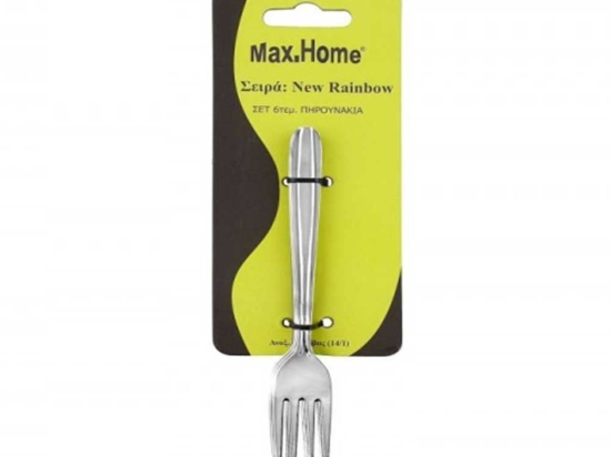 Πιρουνάκια (Σετ 6Τμχ.) New Rainbow JD15441006 1.5mm  Inox Max Home Ανοξείδωτο Ατσάλι