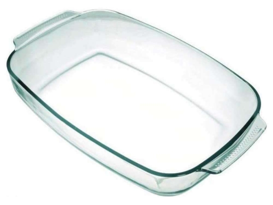 Σκεύος Πυρίμαχο Ορθογώνιο HG00102037 3,7lt 38x25cm Clear Max Home Γυαλί
