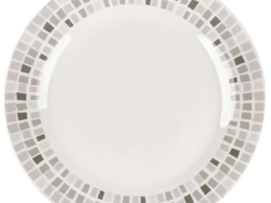 Πιάτο Ρηχό Πορσελάνινο Mosaic NW16110001 Φ24cm White Max Home Πορσελάνη