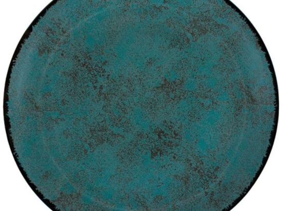 Πιάτο Ρηχό Πορσελάνινο Teal PR18274801 27cm Turquoise Oriana Ferelli® Πορσελάνη