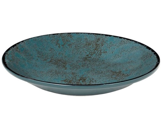 Πιάτο Βαθύ Πορσελάνινο Teal PR18274802 23cm Turquoise Oriana Ferelli® Πορσελάνη