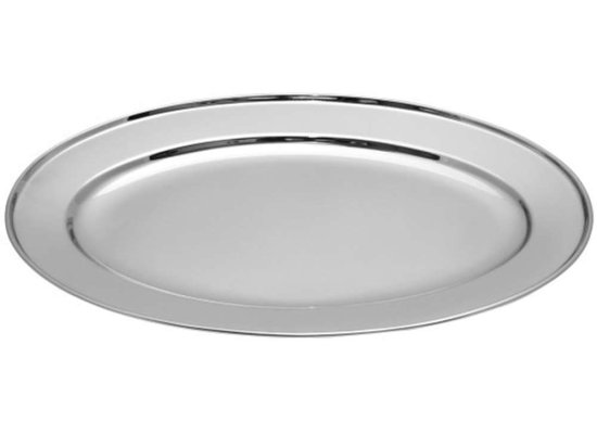 Πιατέλα Ανοξείδωτη Οβάλ UR40653000 30cm Silver K-Professional Ανοξείδωτο Ατσάλι
