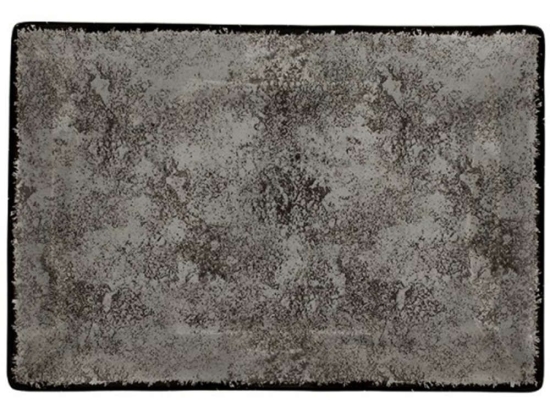 Πιατέλα Ορθογώνια Πορσελάνινη PR18274620 27x16cm Grey Oriana Ferelli® Πορσελάνη