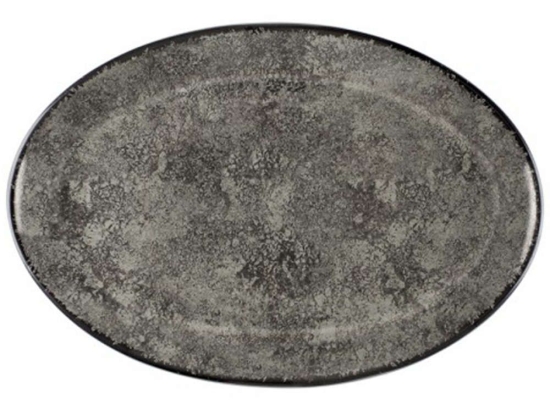 Πιατέλα Πορσελάνινη Οβάλ PR18274627 25cm Grey Oriana Ferelli® Πορσελάνη