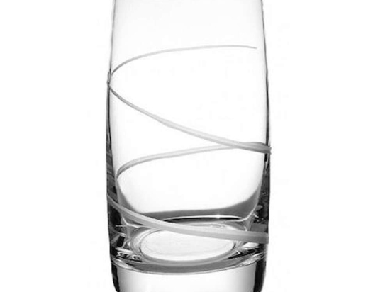 Ποτήρι Σωλήνα Σερπαντίνα CLX25015021 380ml Clear Από Κρύσταλλο Βοημίας Κρύσταλλο