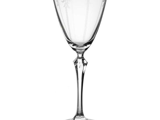 Ποτήρι Κολωνάτο Νερού Elisabeth CLX08890021 350ml Clear Από Κρύσταλλο Βοημίας Κρύσταλλο