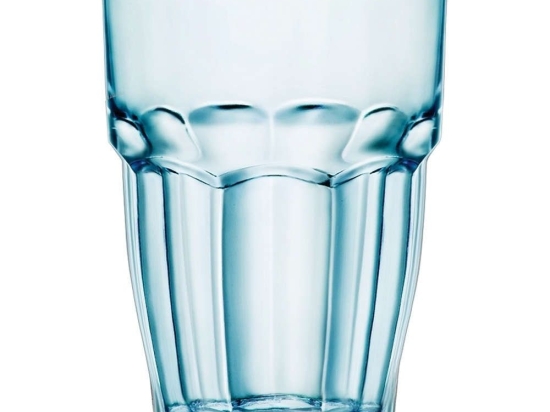 Ποτήρι Σωλήνα Rock Bar Tempered BR00126601 370ml Blue Bormioli Rocco Γυαλί