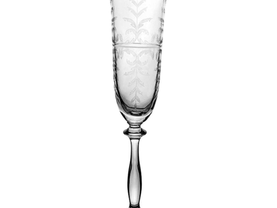 Ποτήρι Σαμπάνιας Angela CLX406049410 190ml Clear Από Κρύσταλλο Βοημίας Κρύσταλλο