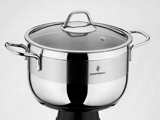 Κατσαρόλα Soft YMS00200118 18cm - 2,45lt Inox Max Home 18 cm Ανοξείδωτο Ατσάλι