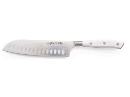 Μαχαίρι Chef Santoku Marble 8111 CO08111000 180mm Από Ανοξείδωτο Ατσάλι Inox Comas Ανοξείδωτο Ατσάλι