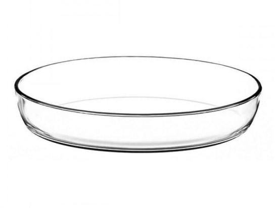 Πυρίμαχο Σκεύος Οβάλ Borcam PB00059074 34,5x24,8x6,4cm 3,2lt Clear Pasabahce Γυαλί