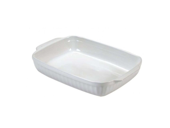 Ταψί Ορθογώνιο Ceramica C00TC7 GU00007036 36x24x6cm White Guardini Κεραμικό