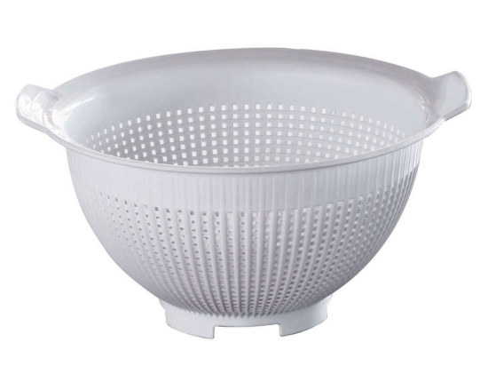 Σουρωτήρι Ζυμαρικών AR00000483 Φ38x17cm White Araven Πλαστικό
