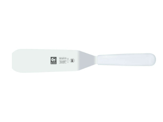 Σπάτουλα Ζαχαροπλαστικής IL542831312 12cm White Icel Ανοξείδωτο Ατσάλι