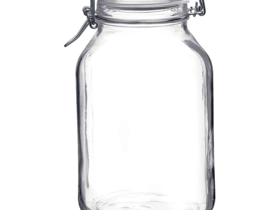 Βάζο Αποθήκευσης Fido BR00600725 3000ml Clear Bormioli Rocco Γυαλί
