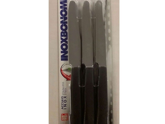 Μαχαίρια (Σετ 6Τμχ) BM30006003 Black Inoxbonomi Ανοξείδωτο Ατσάλι