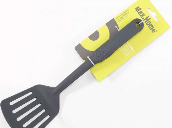 Σπάτουλα Τρυπητή KW-2553 Nylon OL255300GR 31cm Grey Max Home Nylon